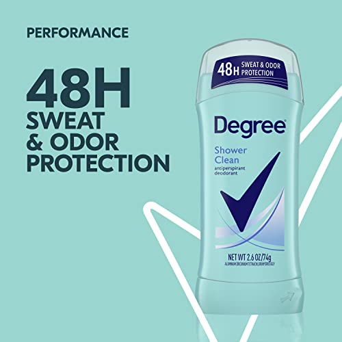 Degree Antiperspirant Deodorant 24 Hour Dry Protection Shower Clean Deodorant...