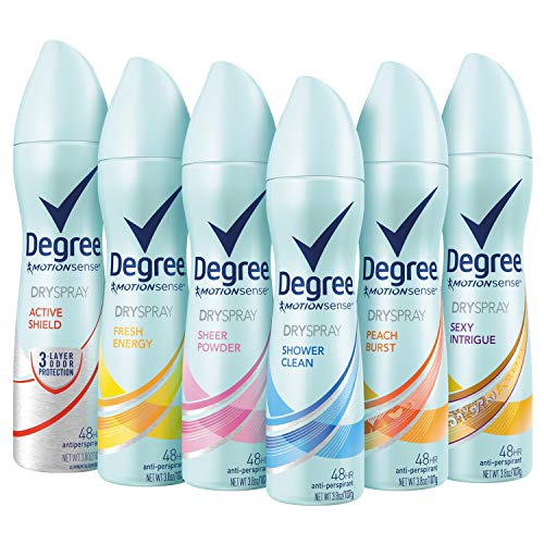 DEGREE Antiperspirant Deodorant Dry Spray 48 Hour Protection Sheer Powder Deo...