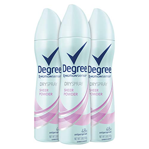 DEGREE Antiperspirant Deodorant Dry Spray 48 Hour Protection Sheer Powder Deo...