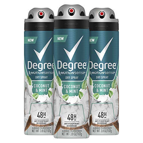 DEGREE Men Antiperspirant Deodorant Spray Coconut & Mint 48-Hour Protection,3...