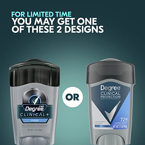 Degree Men Clinical Antiperspirant Deodorant Clean 1.7 oz