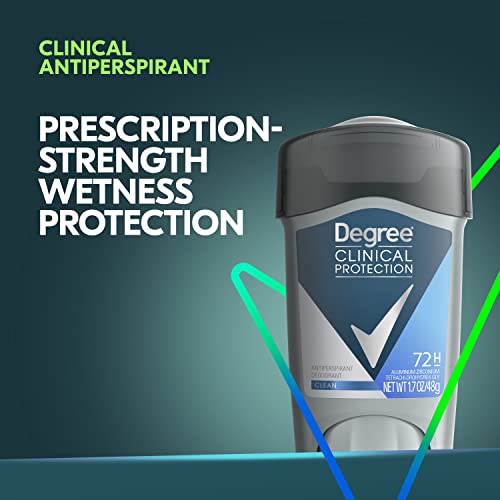 Degree Men Clinical Antiperspirant Deodorant Clean 1.7 oz
