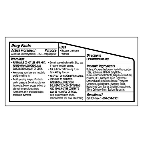 Degree Men MotionSense Antiperspirant Deodorant Dry Spray, UltraClear Black+W...