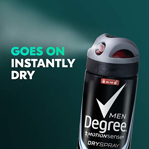 Degree Men Ultrclear Antiperspirant Spray Protects from Deodorant Stains Blac...