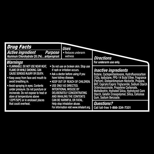 Degree Men Ultrclear Antiperspirant Spray Protects from Deodorant Stains Blac...