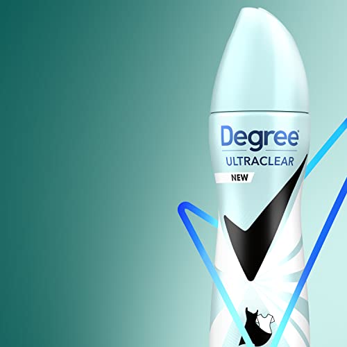 Degree UltraClear Antiperspirant Deodorant Dry Spray, Black+White, 3.8 oz