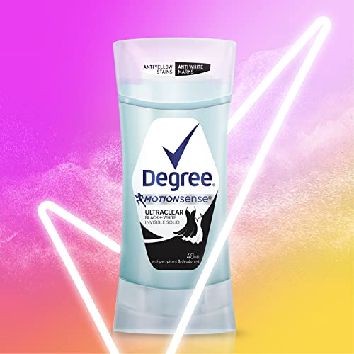 Degree UltraClear Antiperspirant for Women Protects from Deodorant Stains Bla...