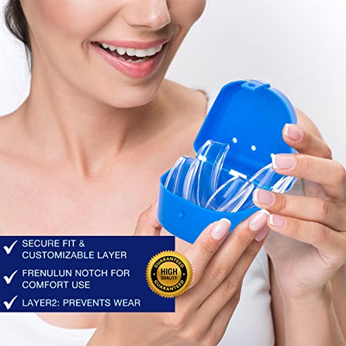 DEISANA Professional Mouth Guard - Pack of 4 - Upgraded Mouth Guard for Teeth...