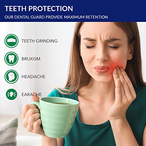 DEISANA Professional Mouth Guard - Pack of 4 - Upgraded Mouth Guard for Teeth...