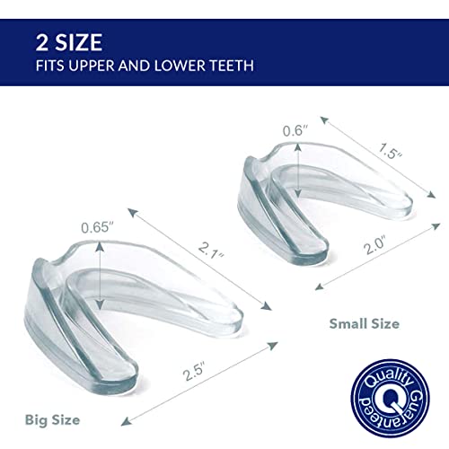 DEISANA Professional Mouth Guard - Pack of 4 - Upgraded Mouth Guard for Teeth...
