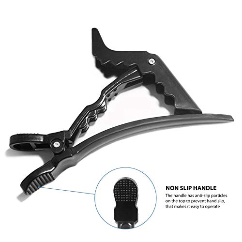 Deke Home Women styling hairclip - 12 pcs professional alligator plastic hair...