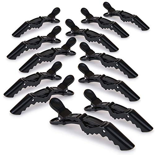 Deke Home Women styling hairclip - 12 pcs professional alligator plastic hair...