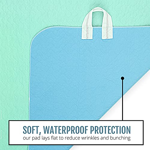 Delaine’s Incontinence Bedding Protector - Positioning Bed Pad with Handles f...