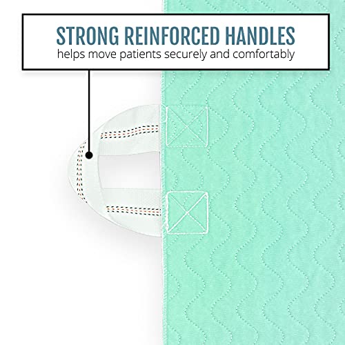 Delaine’s Incontinence Bedding Protector - Positioning Bed Pad with Handles f...
