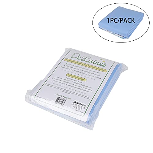 Delaine’s Incontinence Bedding Protector - Positioning Bed Pad with Handles f...