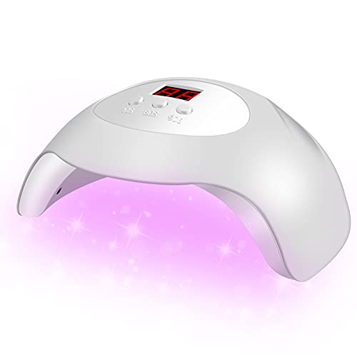 UV LED Nail Lamp, DELIFO 36W Professional Gel Nail Light Dryer Polish Lamps w...