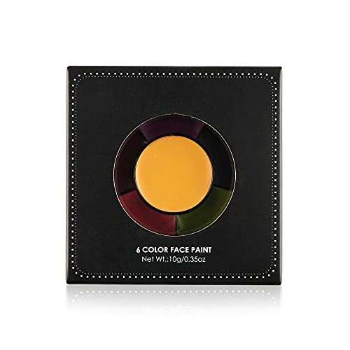 DELISOUL 6 Colors Bruise Wheel Professional Non-Toxic Face Body Paint Oil The...