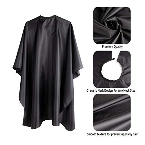 DELKINZ Barber Cape Large Size with Adjustable Snap Closure waterproof Hair C...