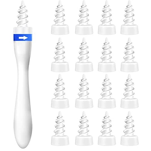 Q-Grips Ear Wax Removal, Ear Cleaner, Ear Wax Remover Kit, Silicone Soft Spir...