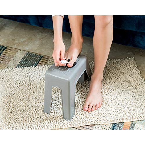 Demi's Home Shower Foot Rest - Pedicure Foot Rest - Grey - (Supplies Not Incl...