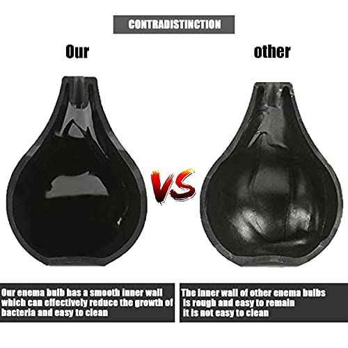 Enema Bulb, Anal Douche Enema Kit for Women & Men, BPA and Phthalates Free Re...