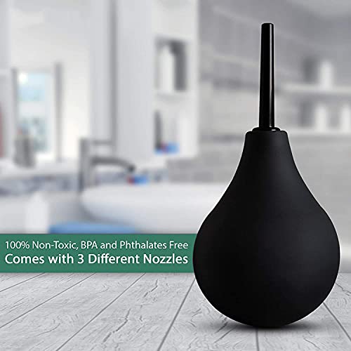 Enema Bulb, Anal Douche Enema Kit for Women & Men, BPA and Phthalates Free Re...