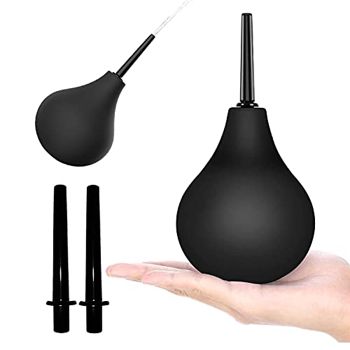 Enema Bulb, Anal Douche Enema Kit for Women & Men, BPA and Phthalates Free Re...