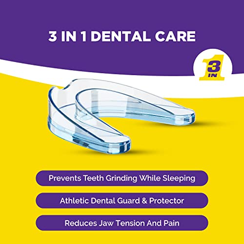Densors MaxiDent Professional Dental Guards - Mouth Guard for Sports- Anti -T...