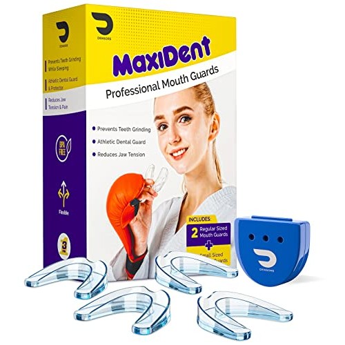 Densors MaxiDent Professional Dental Guards - Mouth Guard for Sports- Anti -T...