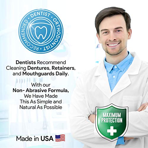 120 Overnight Retainer & Denture Cleaning Tablets- Extra Strength, Best Clean...