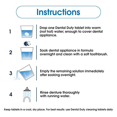 120 Overnight Retainer & Denture Cleaning Tablets- Extra Strength, Best Clean...