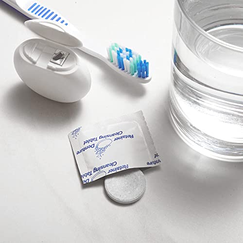 120 Retainer and Denture Cleaning Tablets (4 Months Supply) - Cleaner Removes...