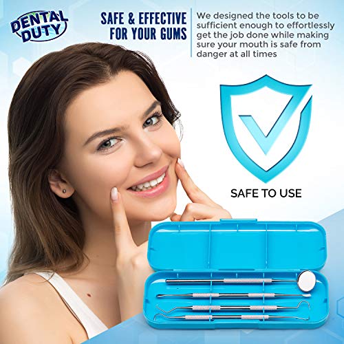 Professional Dental Instrument Set - Stainless Steel Dental Picks for Teeth C...