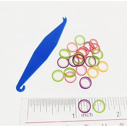 100 Pcs DentalSmile Dental Teeth Gap 3/16 Neon 6.5 OZ Dental Rubber Bands XX ...