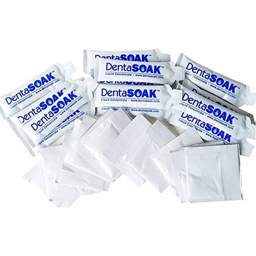 DentaSOAK Refill Kit - Mouthguard, Retainer, Denture, Appliance Cleaner – 100...
