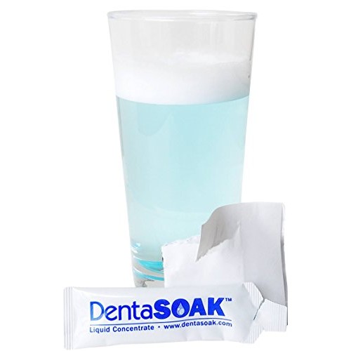 DentaSOAK Refill Kit - Mouthguard, Retainer, Denture, Appliance Cleaner – 100...