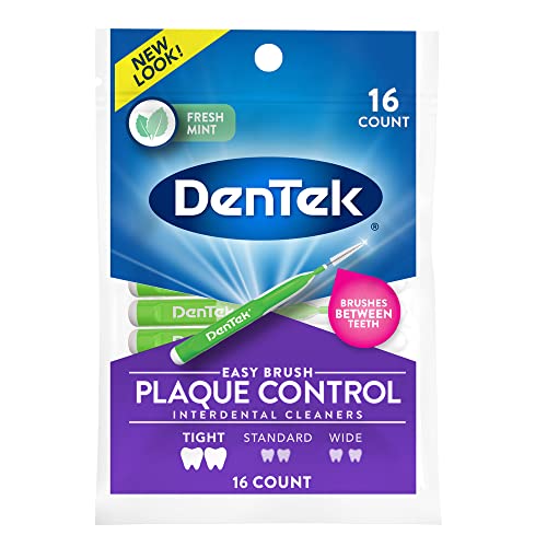 DenTek Easy Brush Interdental Cleaners | Brushes Between Teeth | Tight Teeth ...