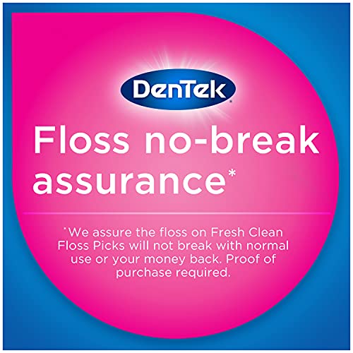 DenTek Fresh Clean Floss Picks, For Extra Tight Teeth, 75 Count