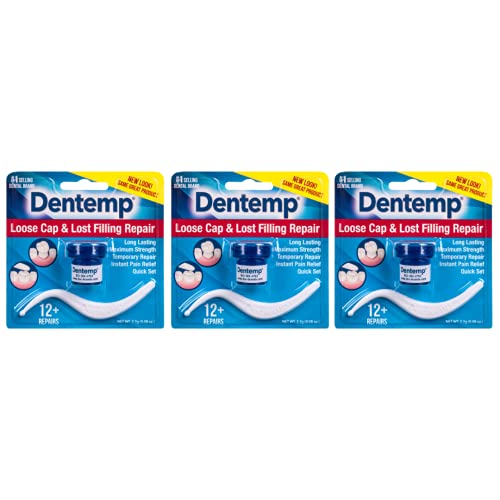 Dentemp Maximum Strength Loose Cap and Lost Filling Repair - Dental Repair Ki...