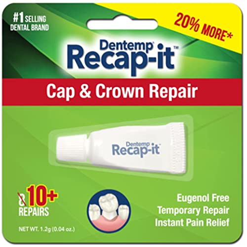 Dentemp Tooth Repair Kit - Dental Repair Kit with Dental Cement, Refil-it Los...