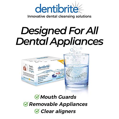 Dentibrite Crystals Cleaner for Removable Dental Appliances - Invisalign Alig...