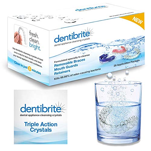 Dentibrite Crystals Cleaner for Removable Dental Appliances - Invisalign Alig...