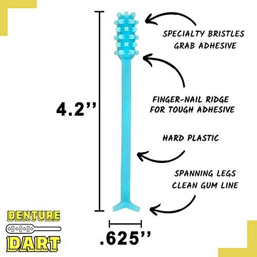 Denture Dart V2 Denture Gel Adhesive Remover - Remove Denture Gel Adhesive fr...