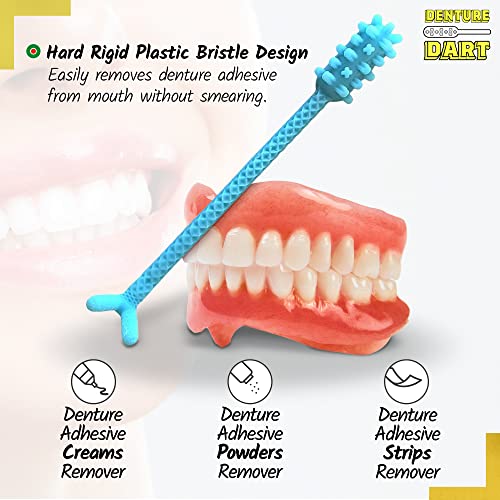 Denture Dart V3 Denture Gel Adhesive Remover - Remove Denture Gel Adhesive & ...