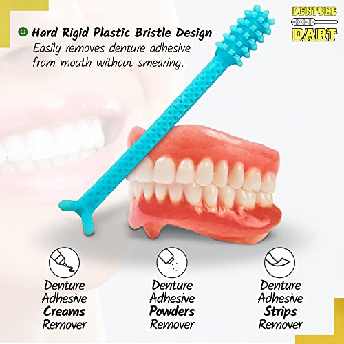 Denture Dart V4 Denture Gel Adhesive Remover - Remove Denture Gel Adhesive fr...
