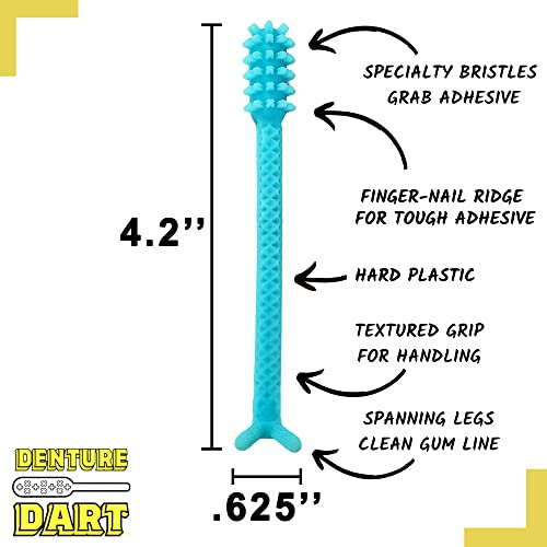 Denture Dart V4 Denture Gel Adhesive Remover - Remove Denture Gel Adhesive fr...