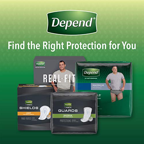 Depend FIT-FLEX Incontinence Underwear for Men, Maximum Absorbency, Disposabl...