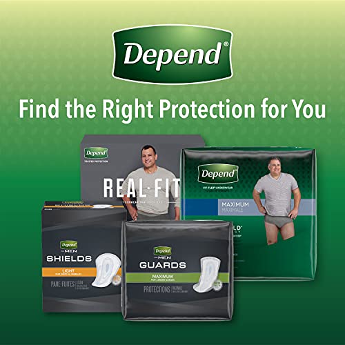 Depend FIT-Flex Incontinence Underwear for Men, Maximum Absorbency, Grey, Ext...