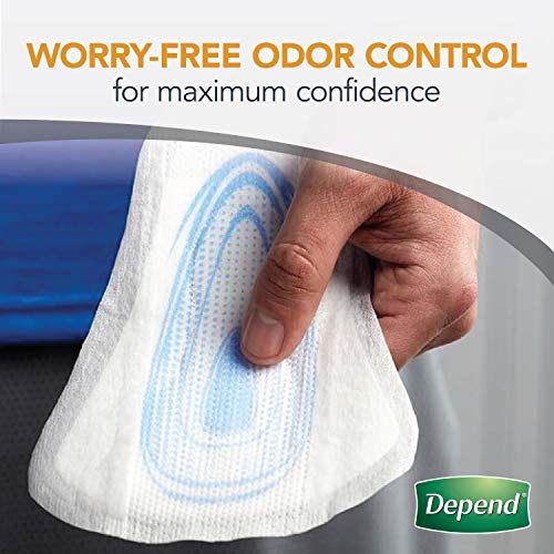Depend Incontinence/Bladder Control Shields, Pads for Men, Light Absorbency, ...