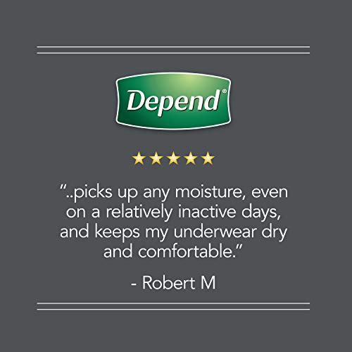Depend Incontinence/Bladder Control Shields, Pads for Men, Light Absorbency, ...